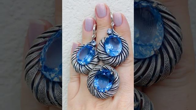 Роскошь серебряных украшений руками питерских мастеров компект ЭЛЕОНОРА. Цены под видео. смотреть онлайн