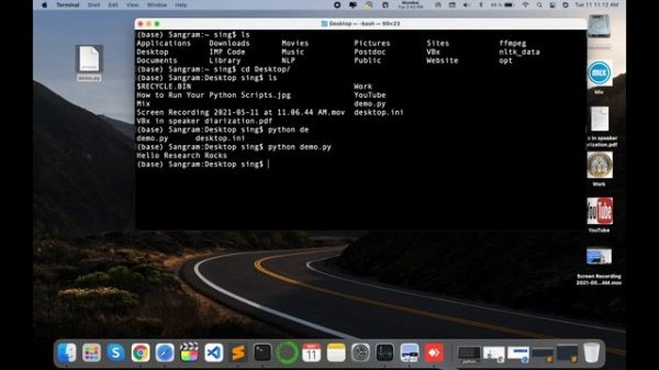 How to Run Python Scripts With Command Prompt on Mac