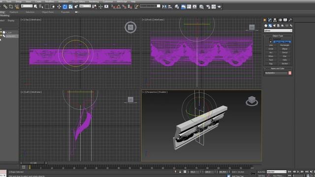 Как из готового изделия получить СЕЧЕНИЕ для 3D MAX смотреть онлайн