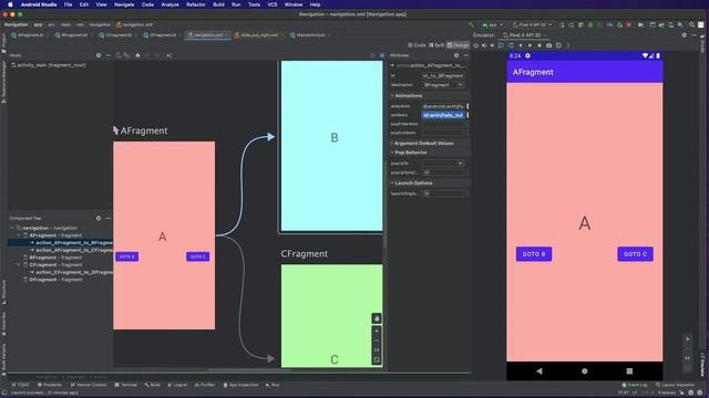 0267 Navigation animation in Android смотреть онлайн