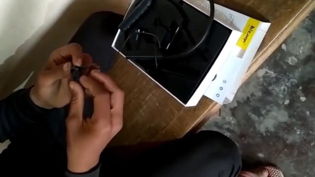 bluetooth headphones neckband unboxing hitage NBT-6586 bluetooth headphone kam price me смотреть онлайн