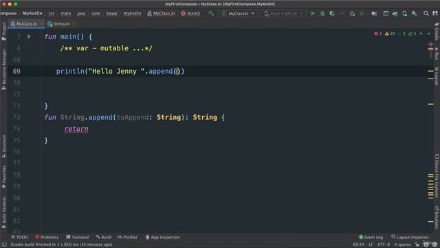 059 Kotlin - Intermediate OOP Concepts - Extension Functions in Kotlin смотреть онлайн