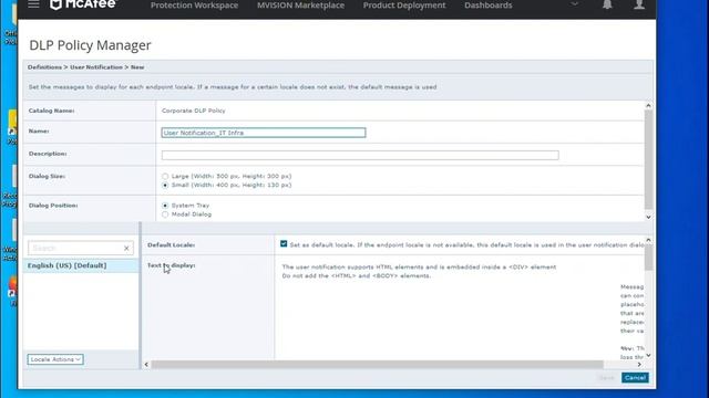 McAfee DLP installation and configuration for McAfee Mvision cloud - part 2 смотреть онлайн