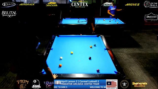 April Larson vs Carmel Luttrell | Predator Arcadia CenTex Pool Tour Women's Tournament смотреть онлайн