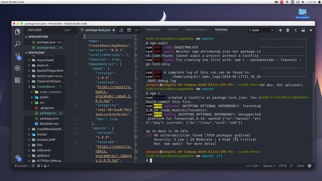 Find Security Vulnerabilities With NPM Audit смотреть онлайн