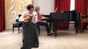 Русская народная песня "Ах, Настасья" в обр. В. Дителя. Афанасьева Таисия (домра)