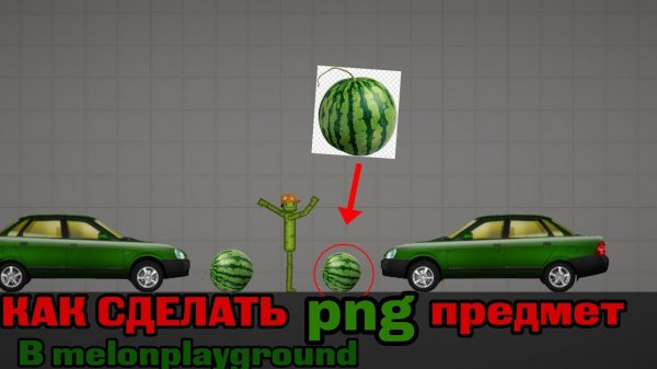 КАК СДЕЛАТЬ PNG ПРЕДМЕТЫ В MELONPLAYGROUND？