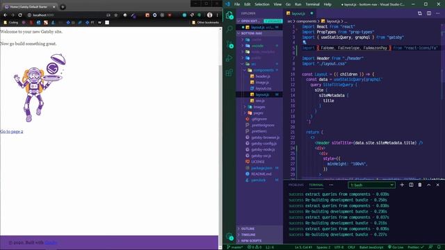 Android Style Bottom Nav with Gatsby смотреть онлайн