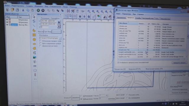 Глубокая лазерная гравировка узора на камне jpt50lp F163 - Deep engraving stone смотреть онлайн