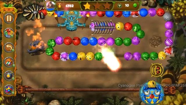 Marble Revenge - level 10-20 & boss fight Zuma game смотреть онлайн