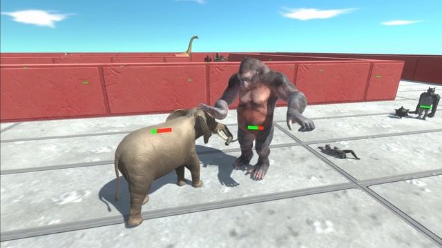 Impossible Maze - Goro The Giant And Scourge ARBS | Animal Revolt Battle Simulator