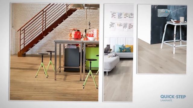 Interiores inspirados con suelos laminados Quick-Step