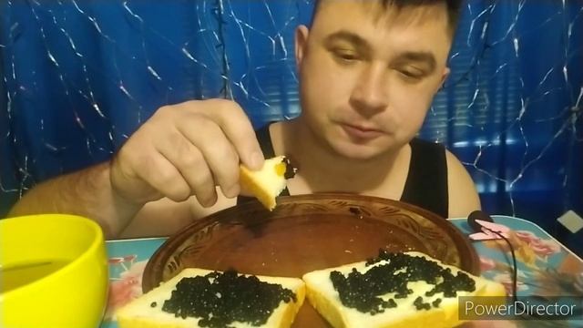 МУКБАНГ Обжор Осетровая и Лососевая Икра