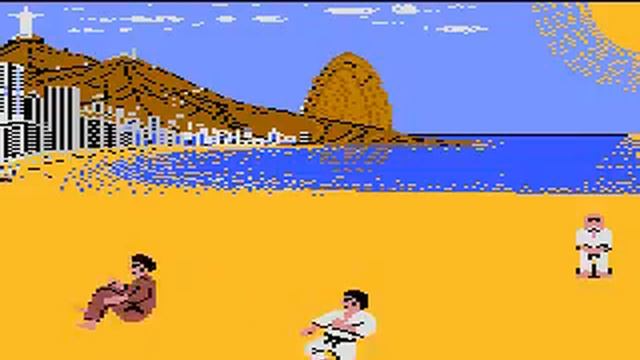 Atari 800 XL - World Karate Championship - Longplay