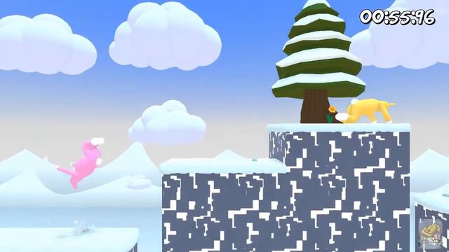 Super Bunny Man (Co-Op) ICE PLATFORMS - Part 2 смотреть онлайн