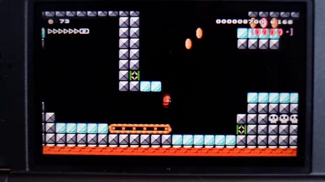 Nintendo Super Mario Maker 3ds Medal Challenge World 6-4 Walkthrough Gameplay Part A