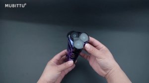 Электробритва мужская водонепроницаемая с ЖК-дисплеем, Ipx7