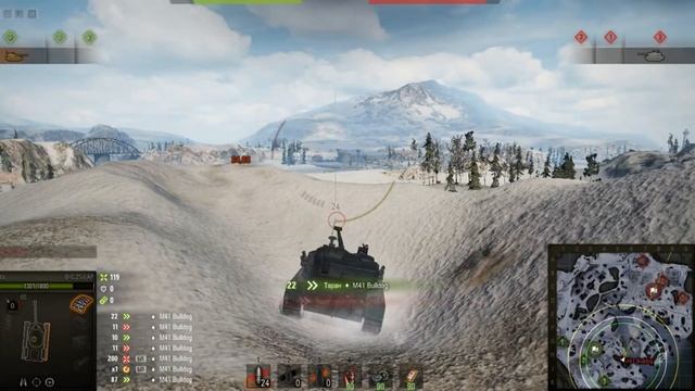 WOT позиции на карте Клондайк смотреть онлайн