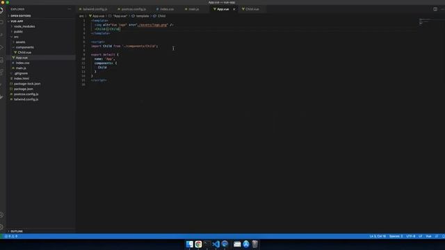 Vuejs 3 and Tailwind: Components communication from Child to Parent смотреть онлайн