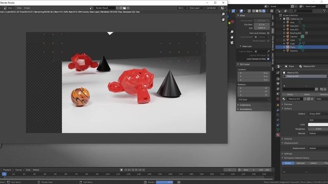 Easy MIRROR MATERIAL in Blender for Cycles and Eevee! смотреть онлайн