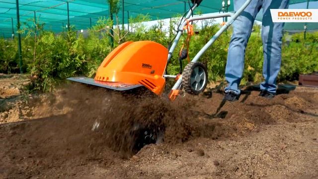 Электрический культиватор DAEWOO DAT 2200E | лучший выбор для грядок, теплиц и цветников! смотреть онлайн