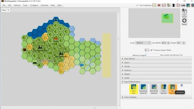 Worldographer Fog of war/Exploration/Tokens Functionality смотреть онлайн