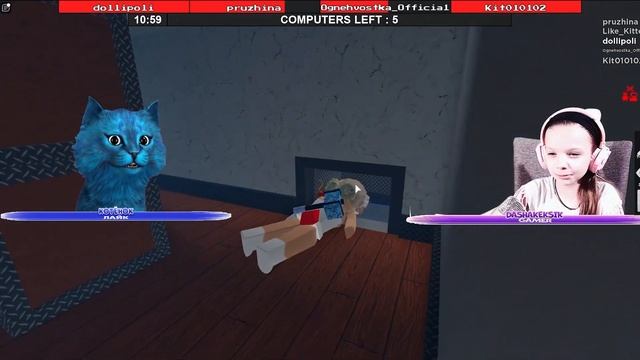 КОТЁНОК ЛАЙК охотится на подписчиков в Роблокс ПОБЕГ ИЗ БУНКЕРА! Flee the Facility на русском Roblo смотреть онлайн