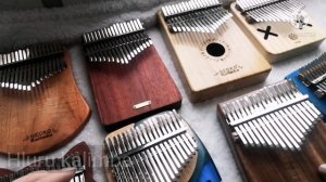 Обзор калимб | сравнение звучания | kalimba review | sound comparison | kalimba Gecko/LingTing/Kimi