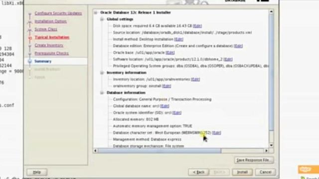 How to Install Oracle 12c database on RHEL 64 bit смотреть онлайн