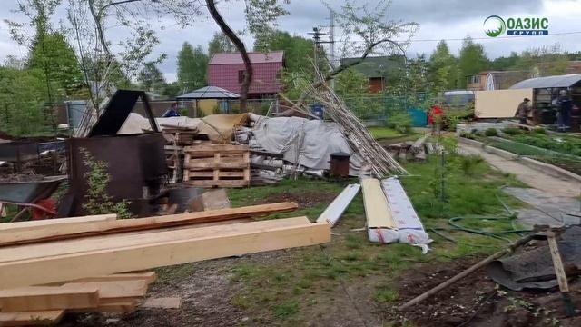 Красивый пруд с водопадом на участке, все этапы строительства пруда. смотреть онлайн