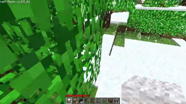 Minecraft Alpha 1.0.5_01 Gameplay