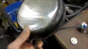 Фара на мотоблок.Свет от магнето четырехтактного мотора
