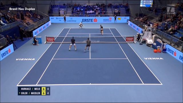 Melo/Hurkacz vs Erler/Miedler QF - Vienna Open 2022 смотреть онлайн