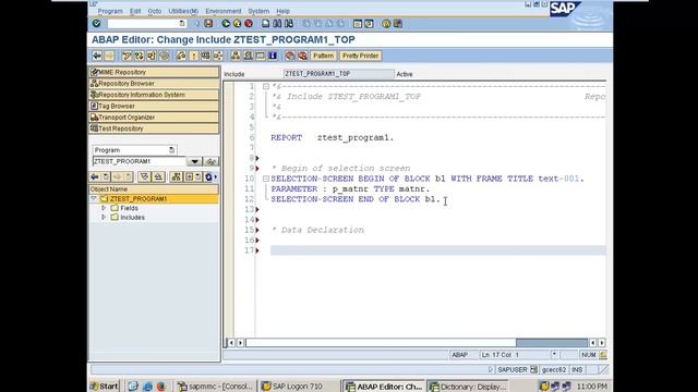 Creating our first report program in SAP - Day 4 смотреть онлайн