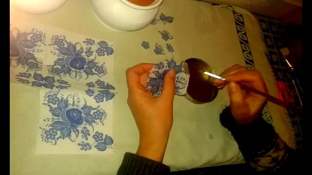 Декупаж горшка из глины смотреть онлайн