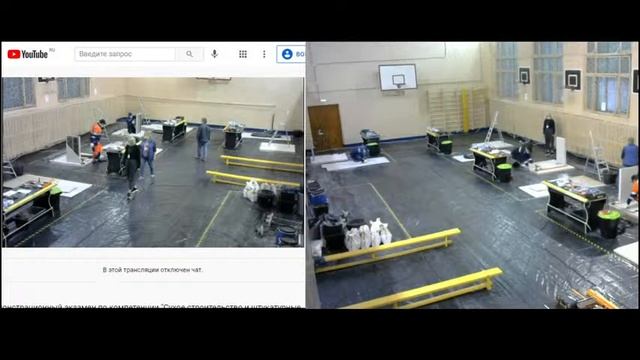 Демонстрационный экзамен по компетенции "Сухое строительство и штукатурные работы" в БПОУ ОО "ОКТС" смотреть онлайн