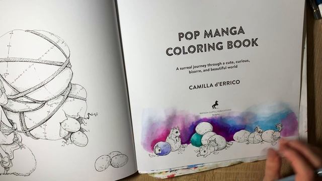 Начинаю новые раскраски/Fairy Tale Coloring Book&Pop Manga Coloring Book