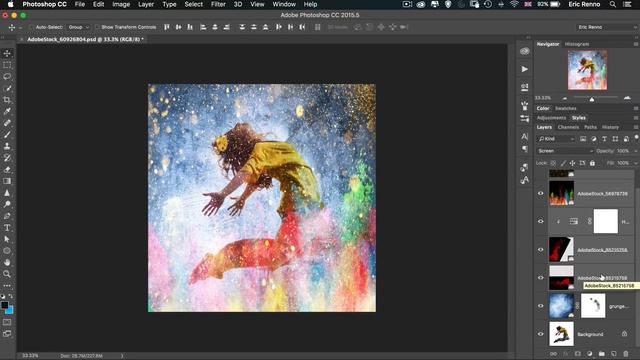 Using Textures and Blending Modes To Add Drama in Photoshop смотреть онлайн
