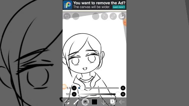 Tutorial - How to draw chibbi anime girl in ibis paint x || How to draw gacha life || Digital art смотреть онлайн