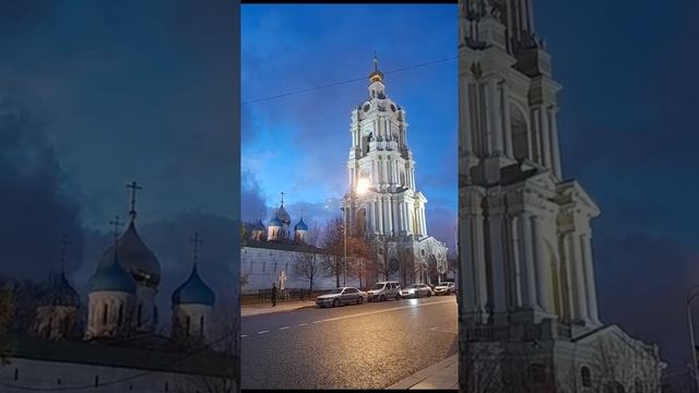 Новоспасский монастырь, Москва колокольный звон смотреть онлайн