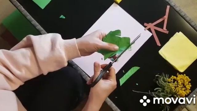 Аппликация "Мимоза" смотреть онлайн