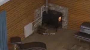 ДРОВЯНАЯ ПЕЧЬ ОТОПЛЕНИЕ РАДИАТОРОМ