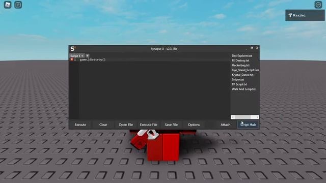 How To Destroy The Map ROBLOX Script! смотреть онлайн