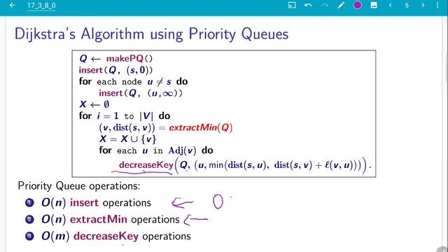 UIUC CS 374 FA 20: 17.3.8. Dijkstra using priority queues смотреть онлайн