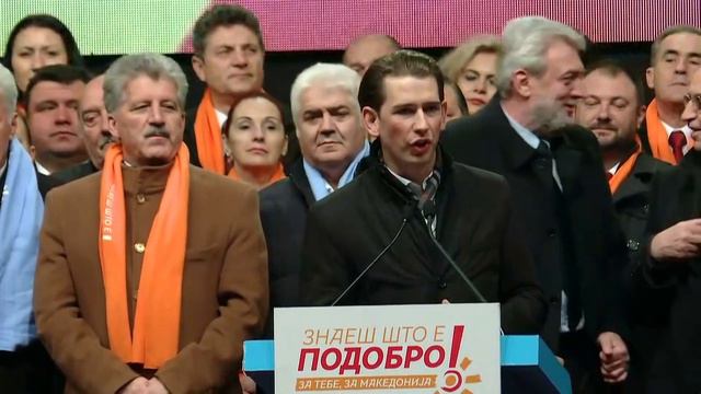 Австрискиот МНР Курц за митингот на ВМРО-ДПМНЕ: Ова е мошне импресивен собир! смотреть онлайн