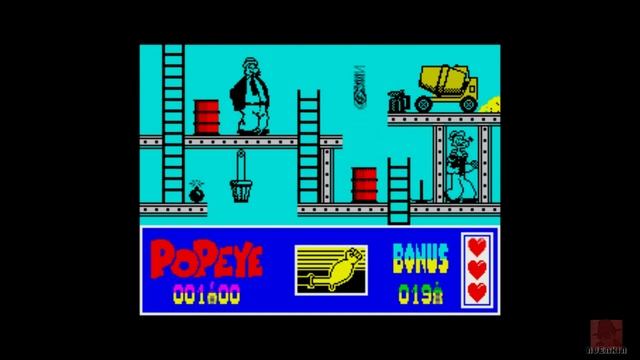 Popeye 2 - on the ZX Spectrum 48K !! with Commentary смотреть онлайн