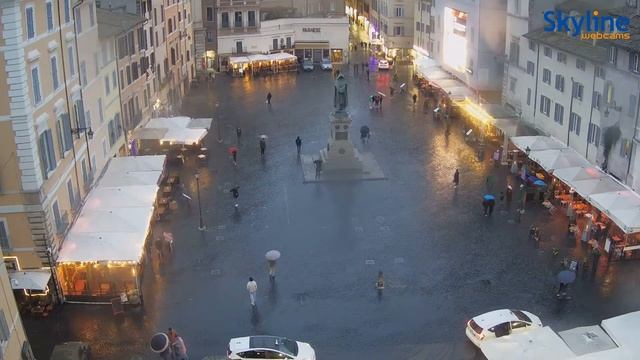 Live Webcam from Campo de Fiori - Rome смотреть онлайн