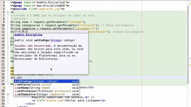 Crud JSP/JPA - Relacionamento 1 pra N - Aula 1 смотреть онлайн