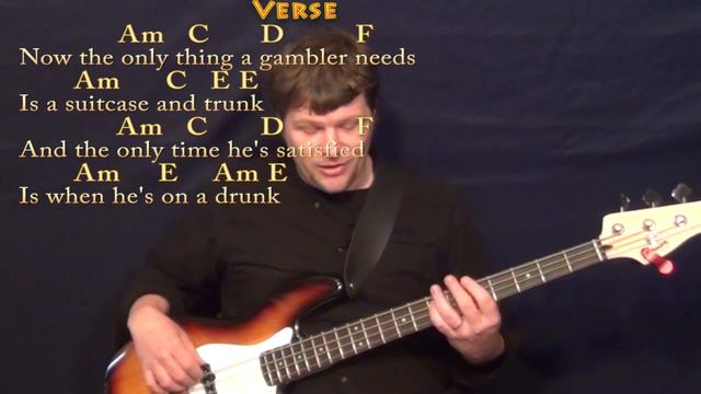 House of the Rising Sun (Traditional) Bass Guitar Cover in Am with Chords/Lyrics смотреть онлайн