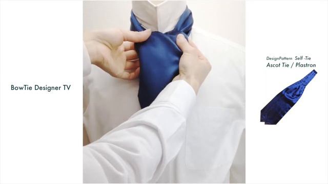 How to tie an Ascot tie scarf 2.Double wrap overhand knot смотреть онлайн